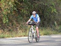 Greg on the Chang Mai to Vientiane Cycle 
